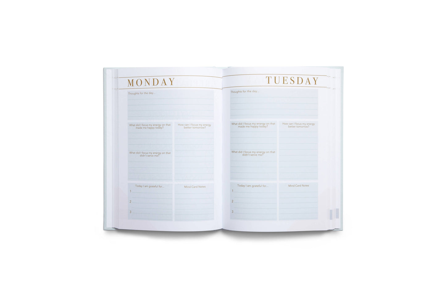 MIND NOTES : Wellbeing & Gratitude Journal - Self Care