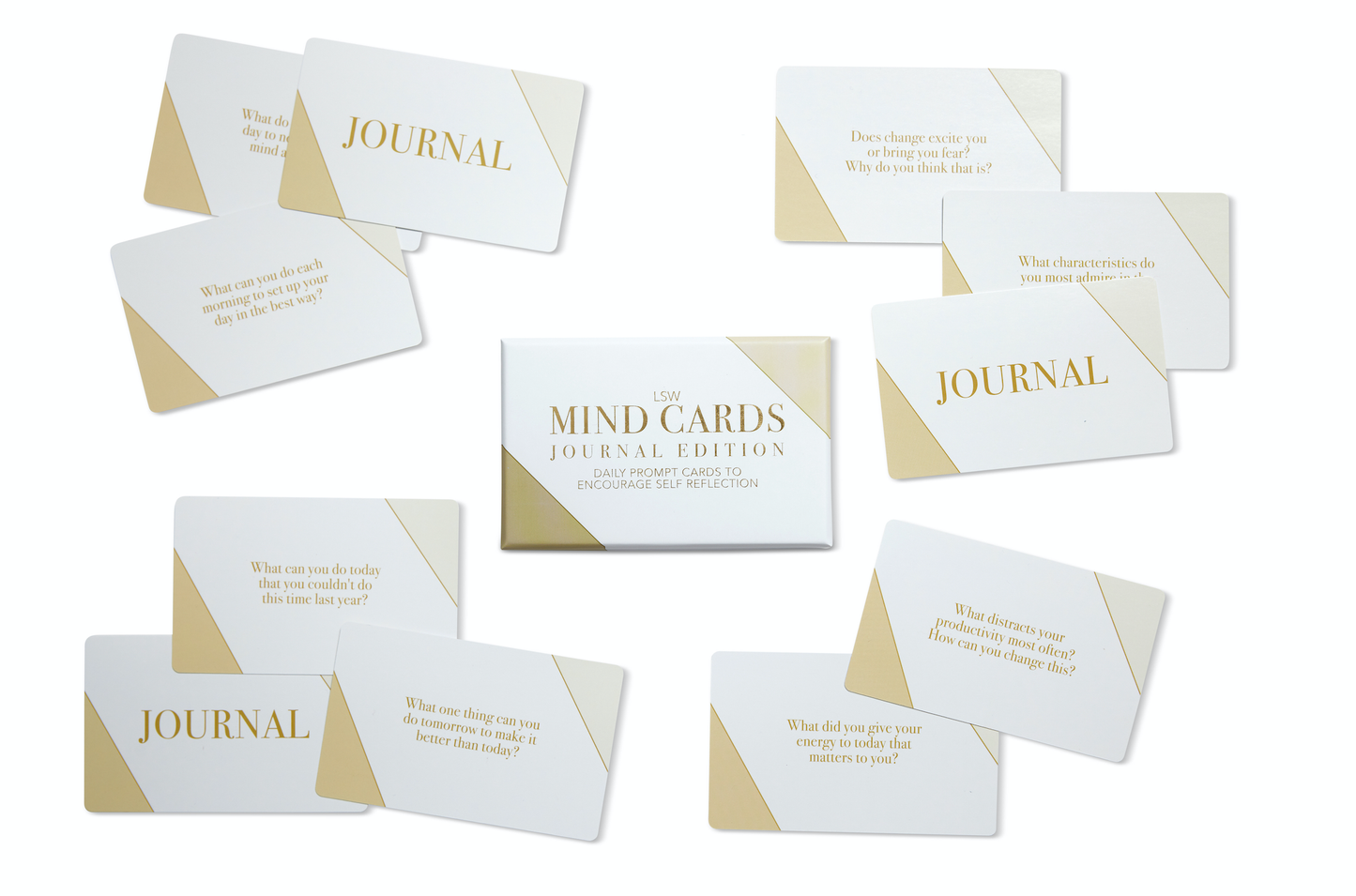 MIND CARDS : Journal Edition - Self Care, Wellbeing