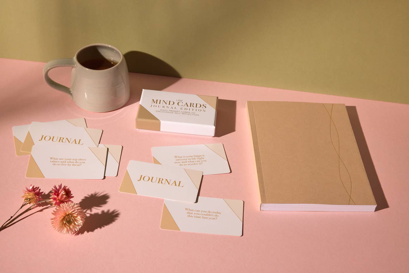 MIND CARDS : Journal Edition - Self Care, Wellbeing