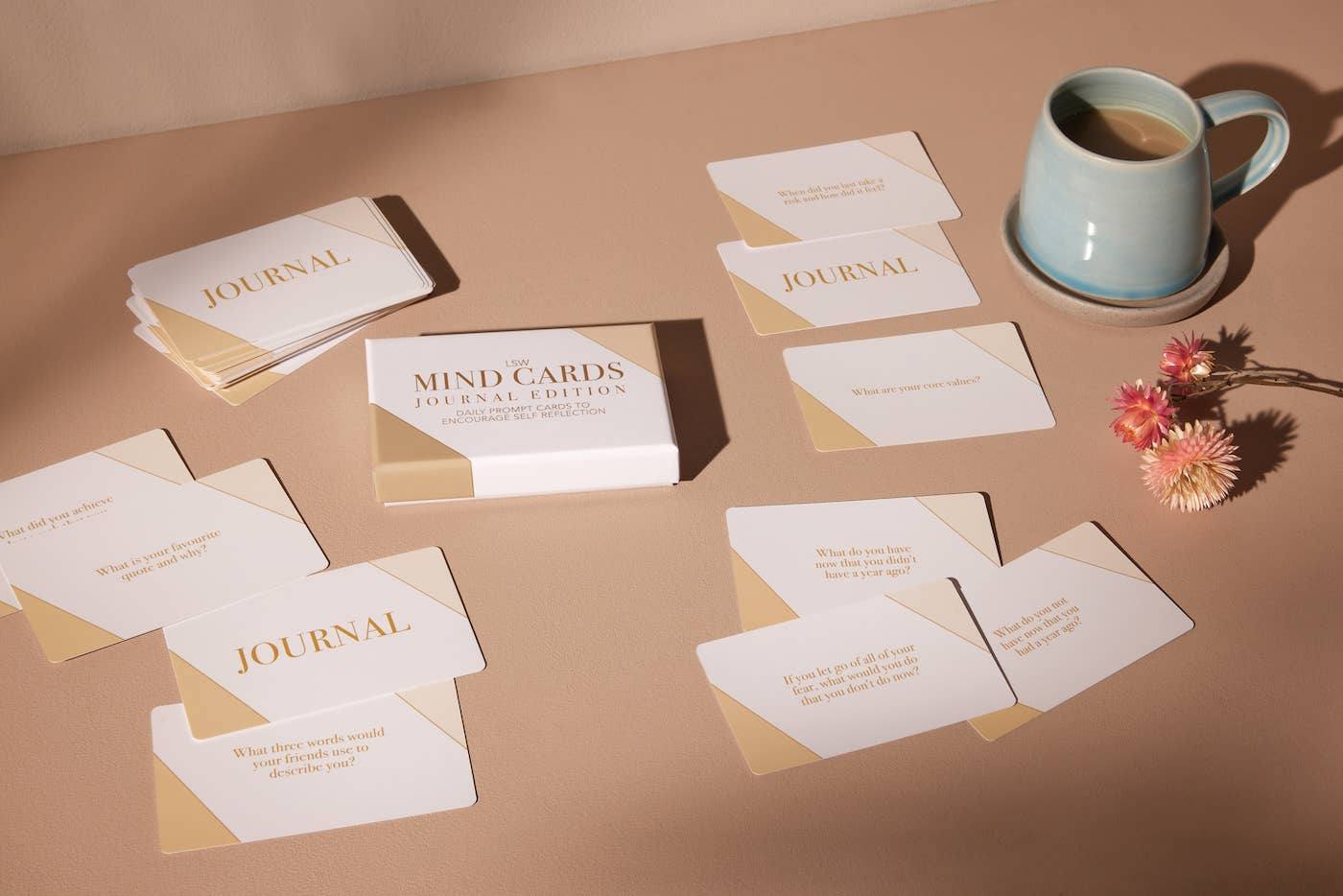 MIND CARDS : Journal Edition - Self Care, Wellbeing