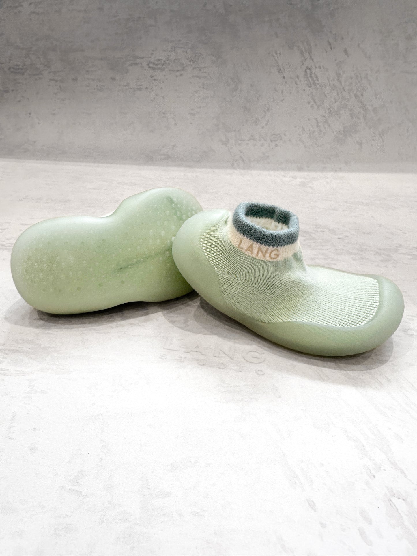 KIDS KNITTED SOCK BOOTIES - FRESH MINT