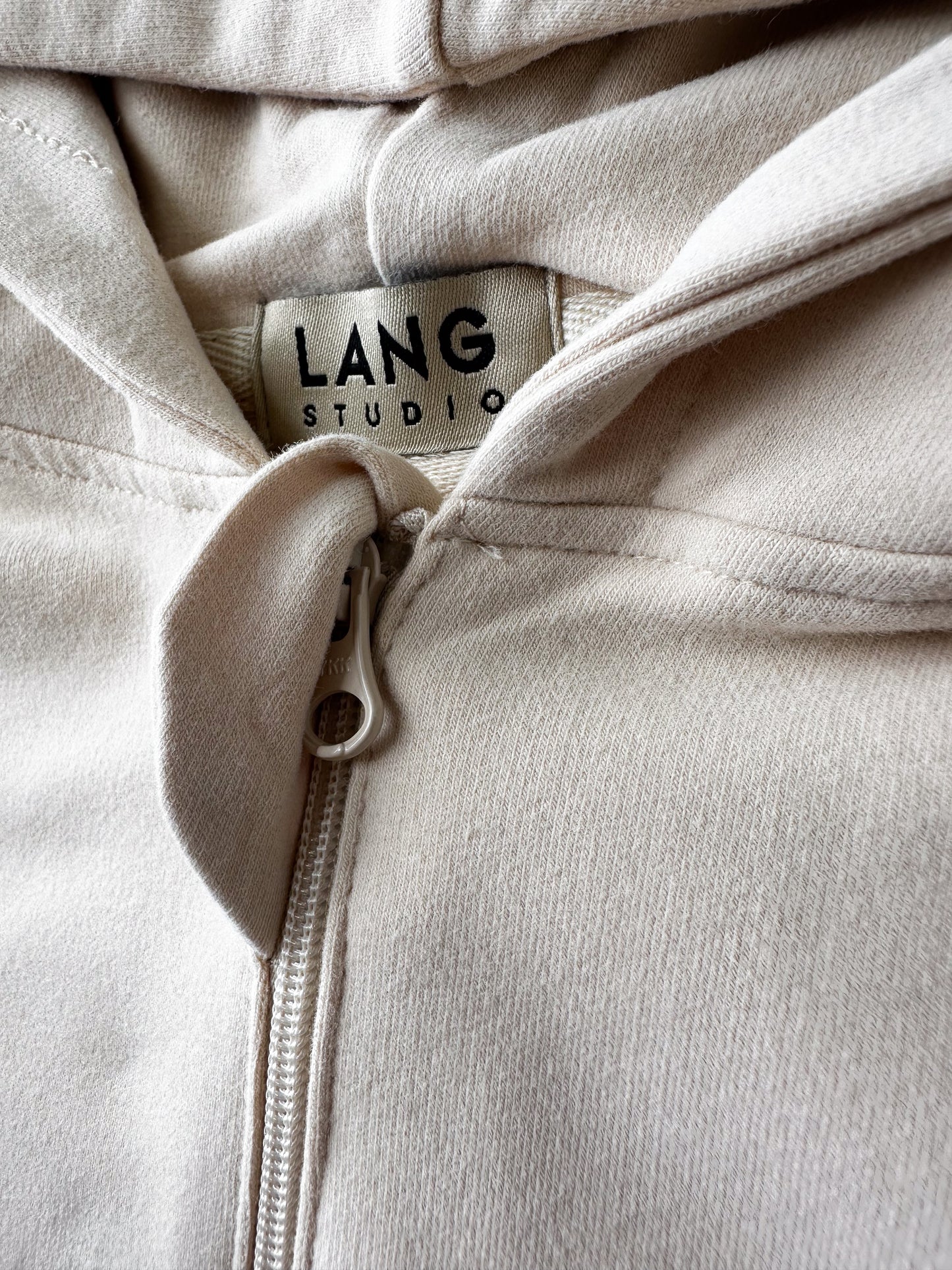 KIDS COLOUR BLOCK HOODED SWEAT ROMPER - EARTH TONES