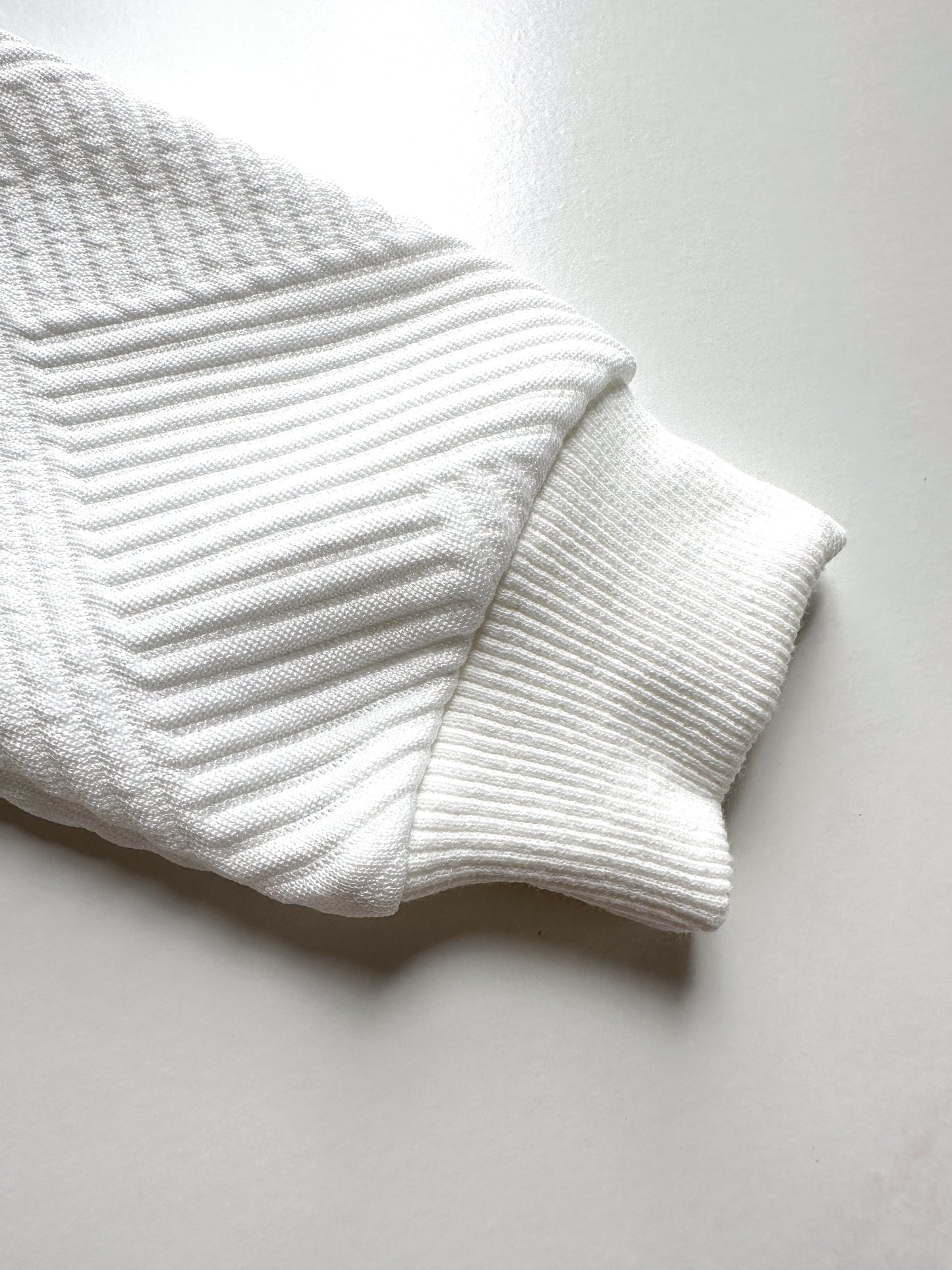 KIDS TEXTURED PATTERN SWEATSHIRT AND JOGGER CO-ORD SET - BLANC WHITE