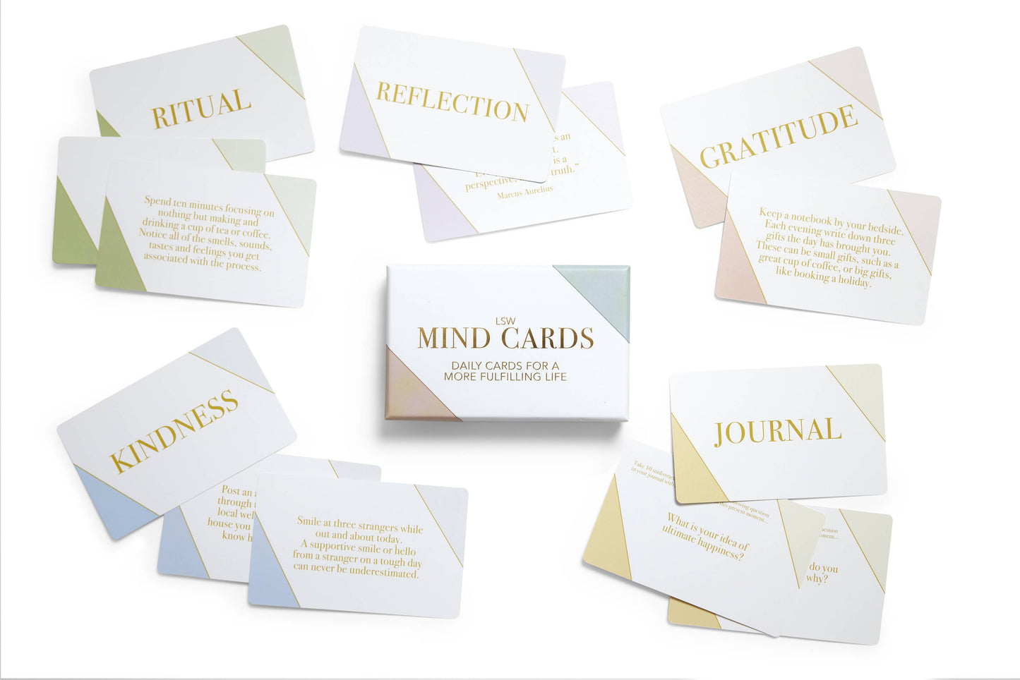 MIND CARDS : Wellbeing Cards, Self Care and Wellness