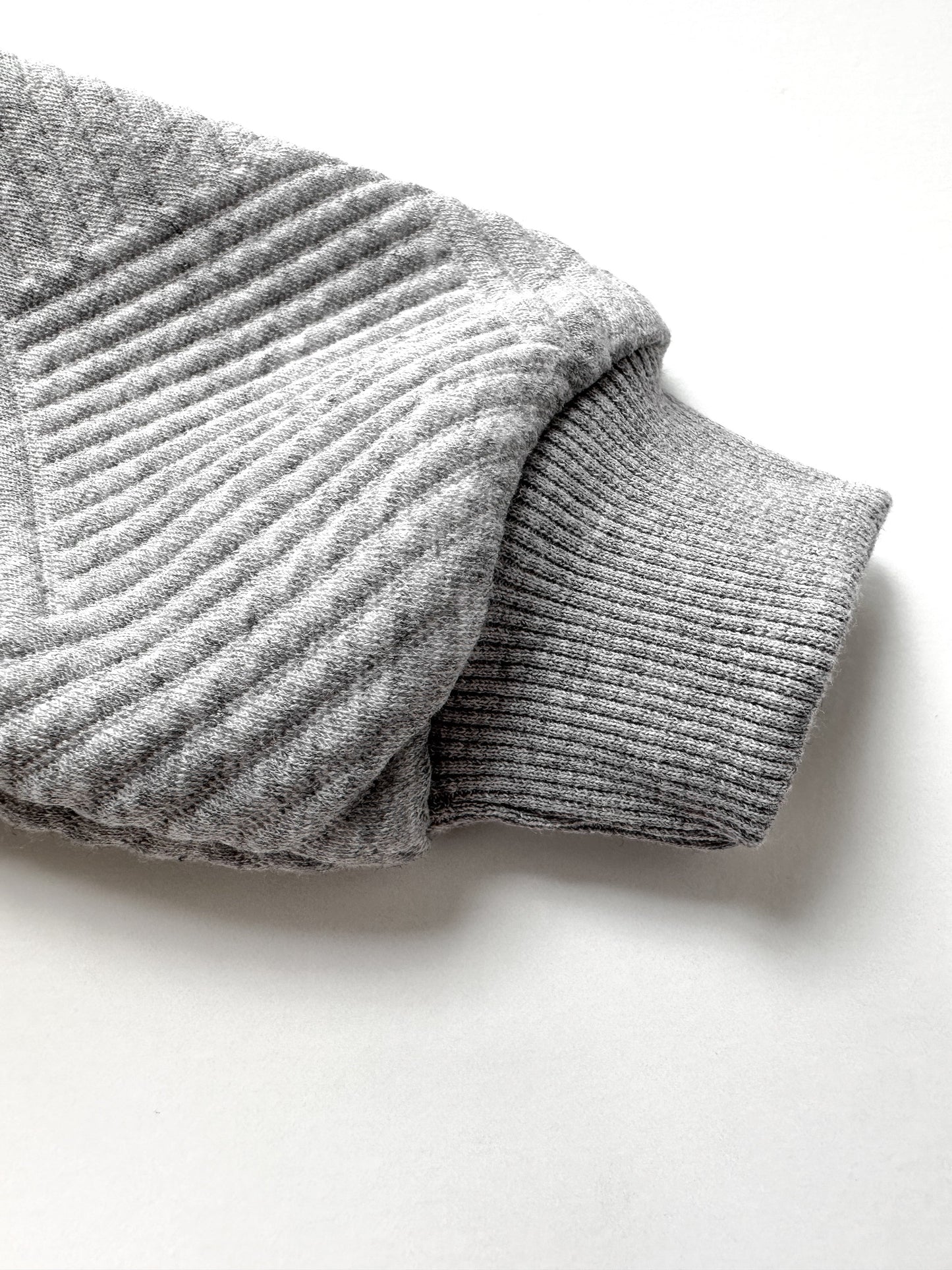 KIDS TEXTURED PATTERN SWEATSHIRT AND JOGGER CO-ORD SET - STORM GREY