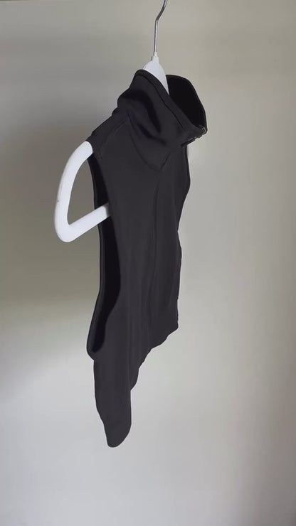 WOMENS CLOUD COLLECTION GYM LUXE TANK TOP  - NOIR BLACK