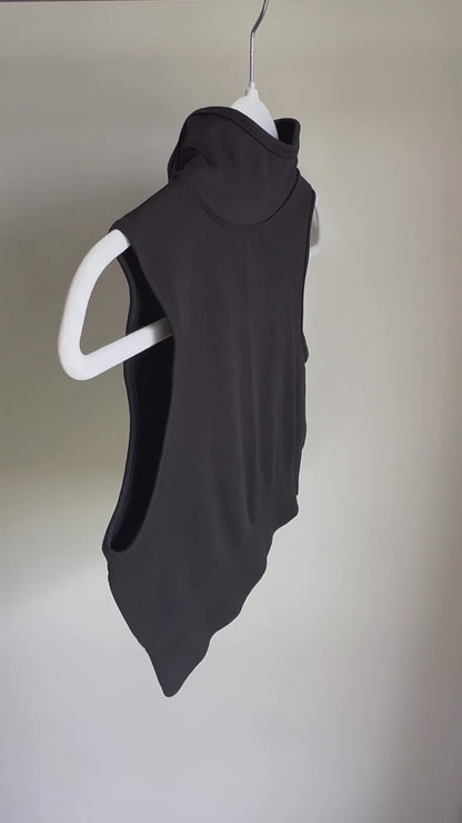 WOMENS CLOUD COLLECTION GYM LUXE TANK TOP  - NOIR BLACK