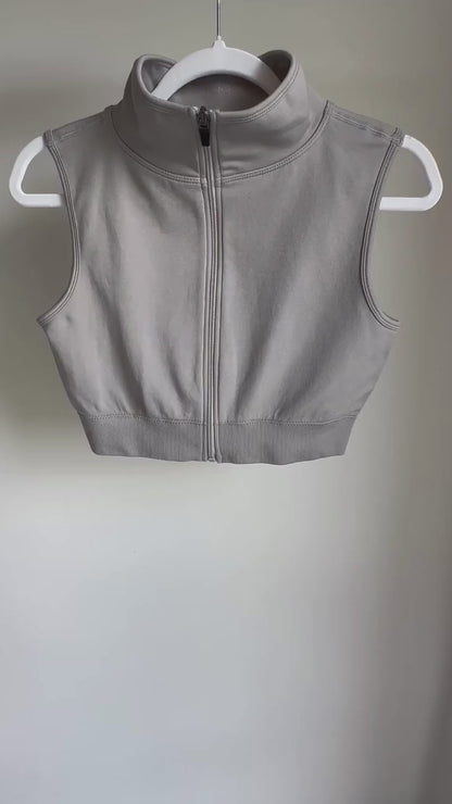 WOMENS CLOUD COLLECTION GYM LUXE TANK TOP  - SUEDE GREY